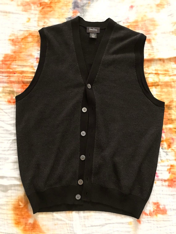 vintage sweater vest Neiman Marcus Gem