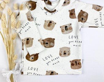 Basic Shirt Baby Organic Jersey “Beary Much”