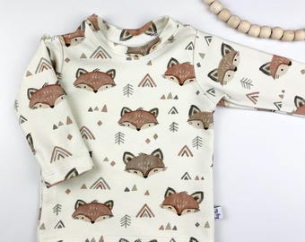 Basic Shirt Baby Bio French Terry "Foxes"