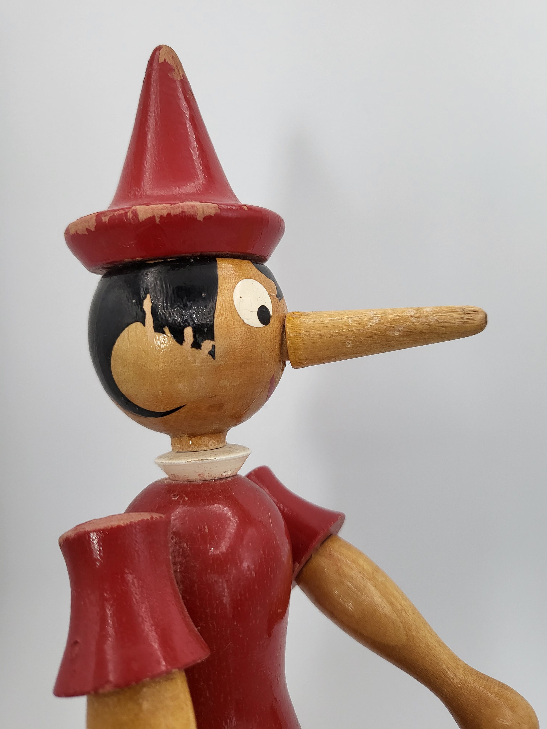 Jouet Pinocchio Bois Traditionnel Rome Italie — Photo éditoriale