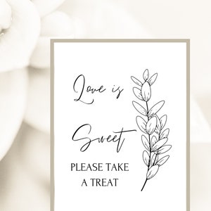Wedding Dessert Table Sign