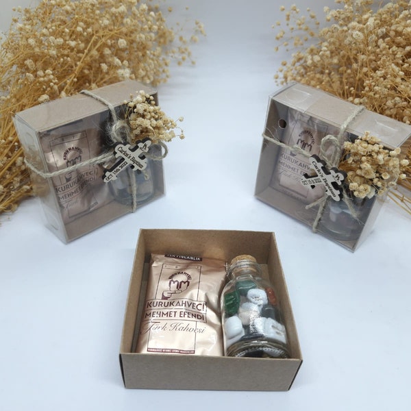 Coffee and Chocolate Favors for Guests  | Turkish Coffee | Wedding and Bridal Shower Gifts | Baptism Favors for Guest | Wedding Favors