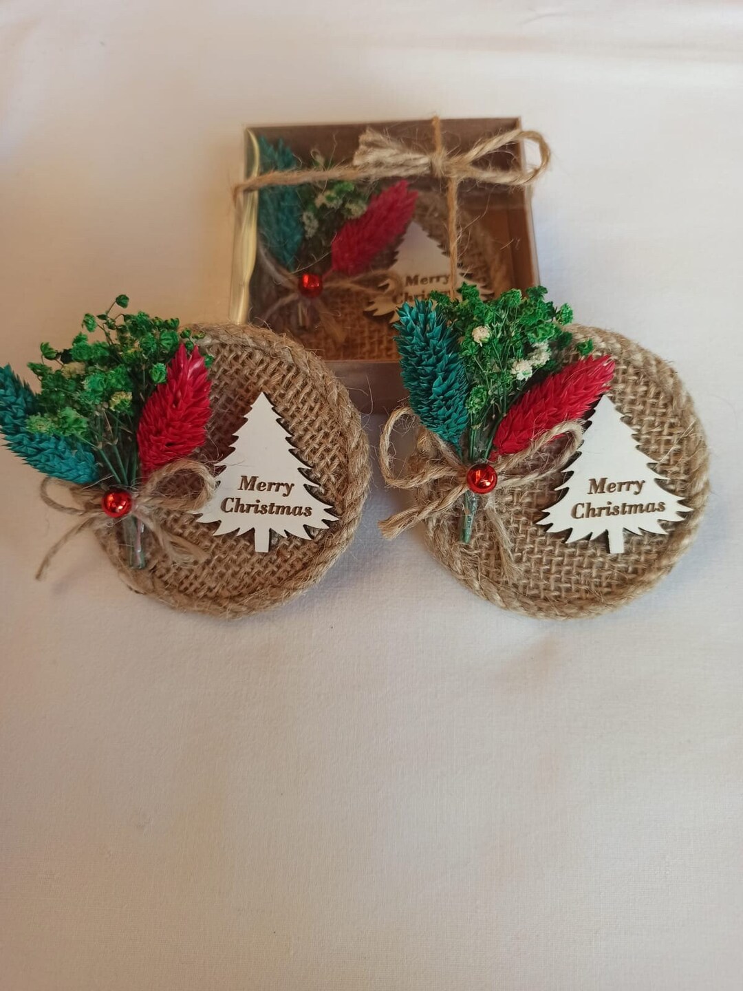 Christmas Personalized Candle Favors, Christmas Gifts, Christmas Rustic