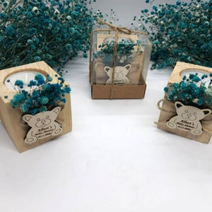 Bomboniere fatte a mano con candele per baby shower / Bomboniere all'ingrosso per matrimoni / Bomboniere rustiche per matrimoni / Bomboniere uniche / Portacandele / Bomboniere di ringraziamento