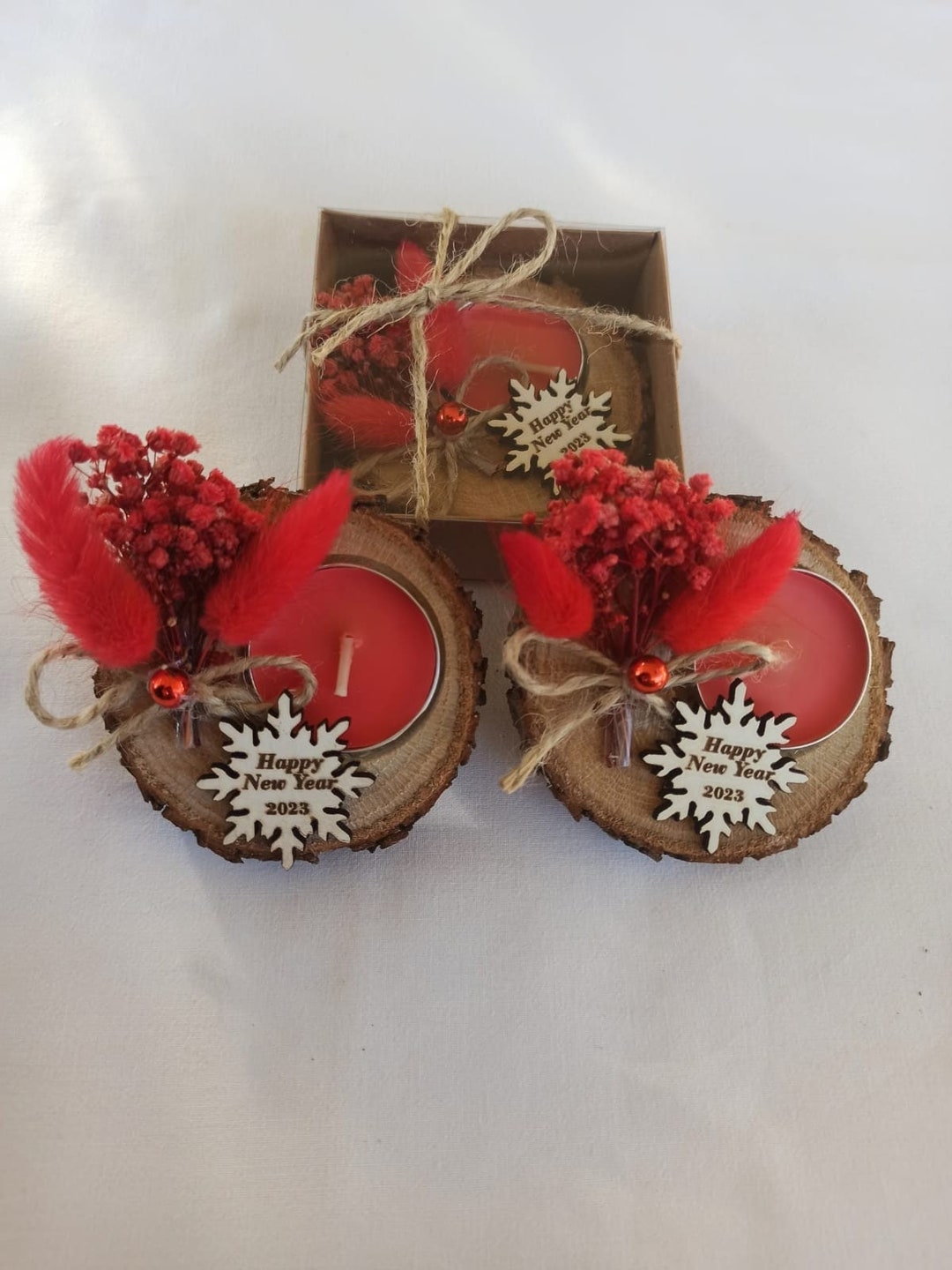 Christmas Personalized Candle Favors Christmas Gifts Etsy UK