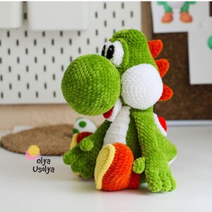 Crochet Pattern PDF: Green Dino Buddy Amigurumi with Egg, English, US Terms image 10