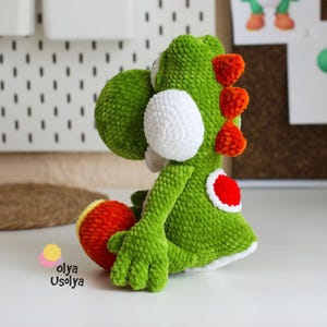Crochet Pattern PDF: Green Dino Buddy Amigurumi with Egg, English, US Terms image 9