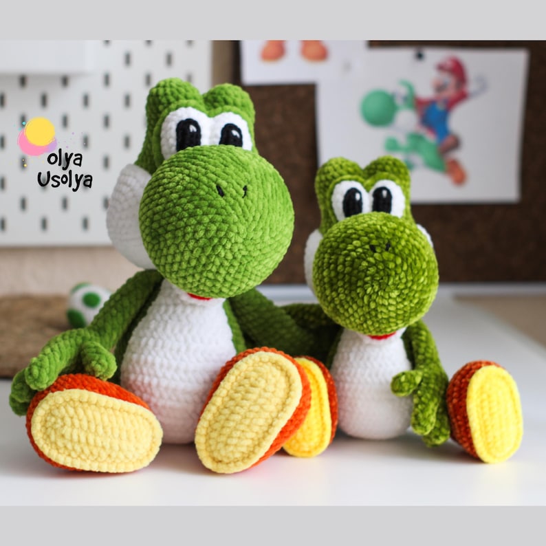 Crochet Pattern PDF: Green Dino Buddy Amigurumi with Egg, English, US Terms image 14