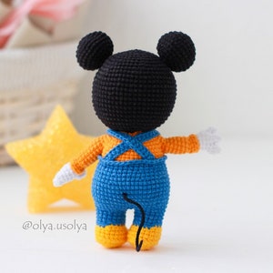 Crochet pattern Mr. and Ms. Mouse Junior PDF Cotton & Plush stuffed toy easy amigurumi baby toy image 9