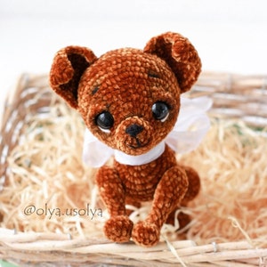 Crochet Pattern: Chi-chi the Chihuahua Amigurumi Puppy (PDF) - Etsy