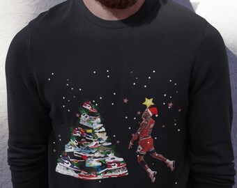 sneakerhead christmas sweater