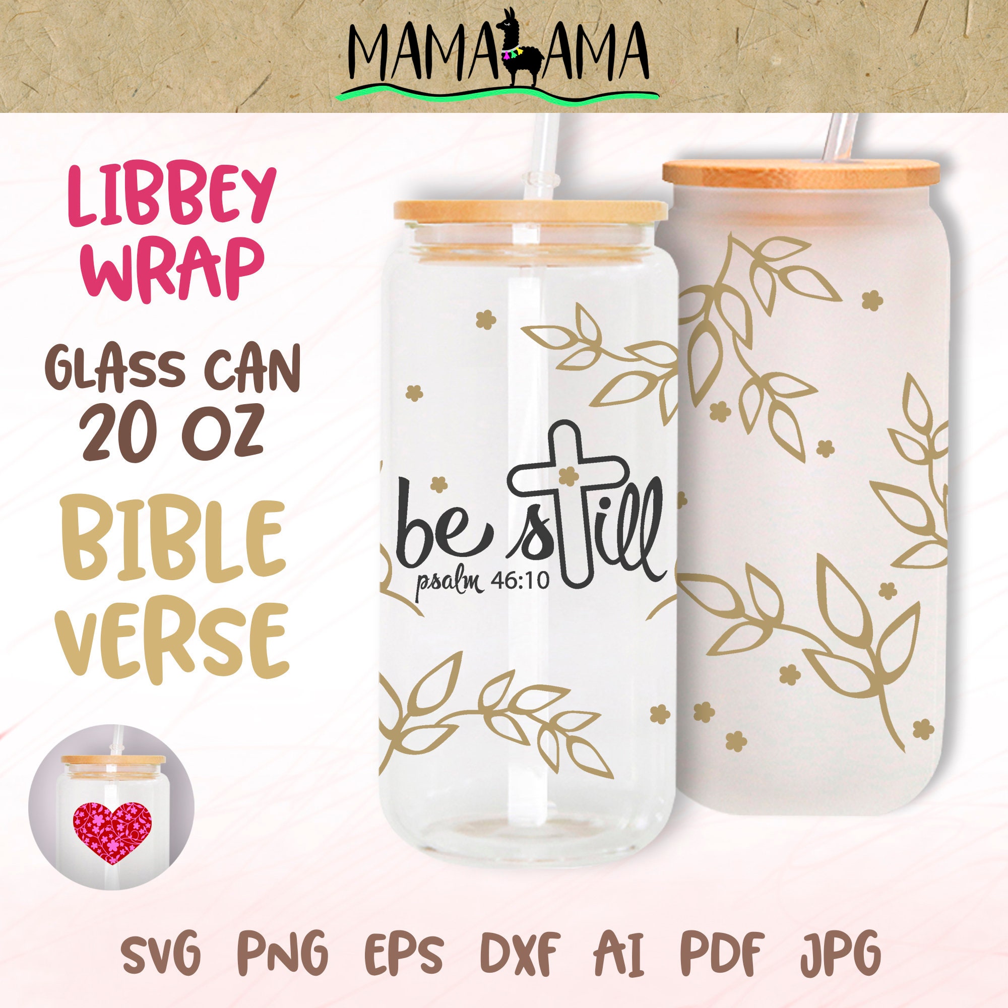 Bundle 20oz Libbey Glass Wrap Svg Set of 10 Prints 20 Oz Libbey Glass ...
