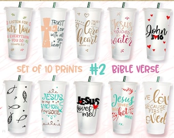 Psalm 147:4 Bible Verse 24 Oz Cup Wrap 24OZ Starbucks Cup Personalized 24  Oz Tumbler Religious Quote Scripture Art - Etsy