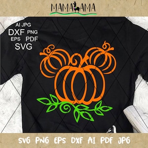 Dynia svg Magical Kingdom trip svg, Dekoracje na Święto Dziękczynienia Mysie uszy svg Farmers market svg, Dekoracja ścienna domu