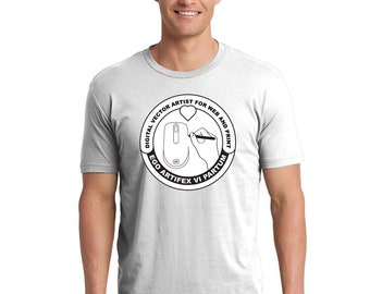 Digital Artist and Graphic Designer T-Shirt for men