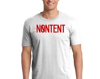 NONTENT t-shirt to show your contempt for weak content