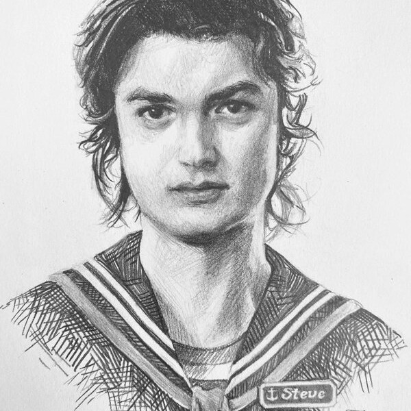 Steve Harrington Fanart Etsy