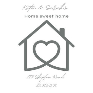 Personalised Housewarming Gifts, Personalised Home picture, First Home Gift for Couple, Home Sweet Home , Our First Home, New home gifts