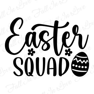 Équipe de Pâques SVG, Easter Svg, Easter Bunny Svg Png Pdf Eps Dxf Digital Download Files