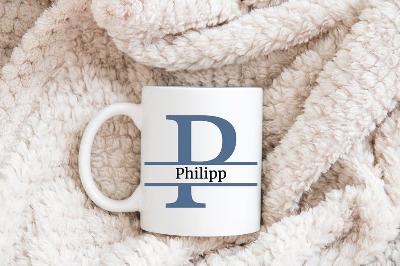 personalisierte Tasse mit Namen & Buchstaben Tasse mit Namen Partnertasse Familientasse Personalisiert mit Wunschnamen Farbauswahl Bild 8