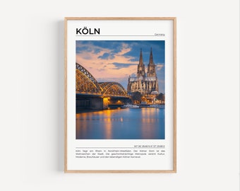 Fotoposter Köln, Köln Print, Köln Wandkunst, Köln Poster, Köln Foto, Köln Posterdruck, Köln Dekoration, Karneval, Kölsch, Kölle, Deutschland