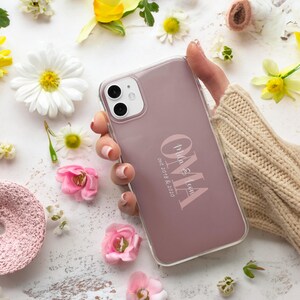 Oma Handyhülle personalisiert Softcase für iPhone 15 14 Pro 13 12 11 XR für Samsung S23 Ultra S22 S21 FE S20 A54 A53 & Pixel 7 6A 6 Pro Bild 3