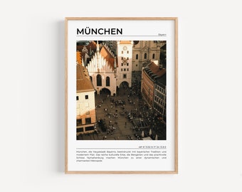 Fotoposter München, München Print, München Wandkunst, München Poster, München Foto, München Posterdruck, München Dekoration, Deutschland