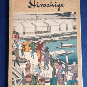 Hiroshige konstbok, biblioteket för japansk konst, första engelska upplagan, 1956