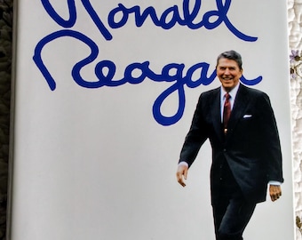 Ronal Reagan Autobiografie, Ein amerikanisches Leben, 1990 Erster Druck Hardcover