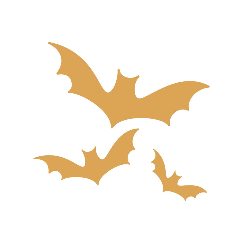 Bats Boho SVG Digital Download Vector Print Bat Halloween - Etsy