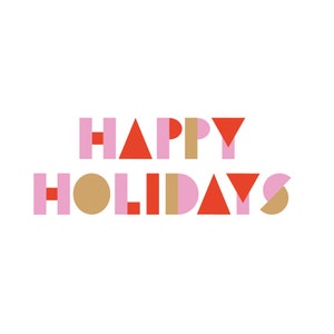 HAPPY HOLIDAYS SVG