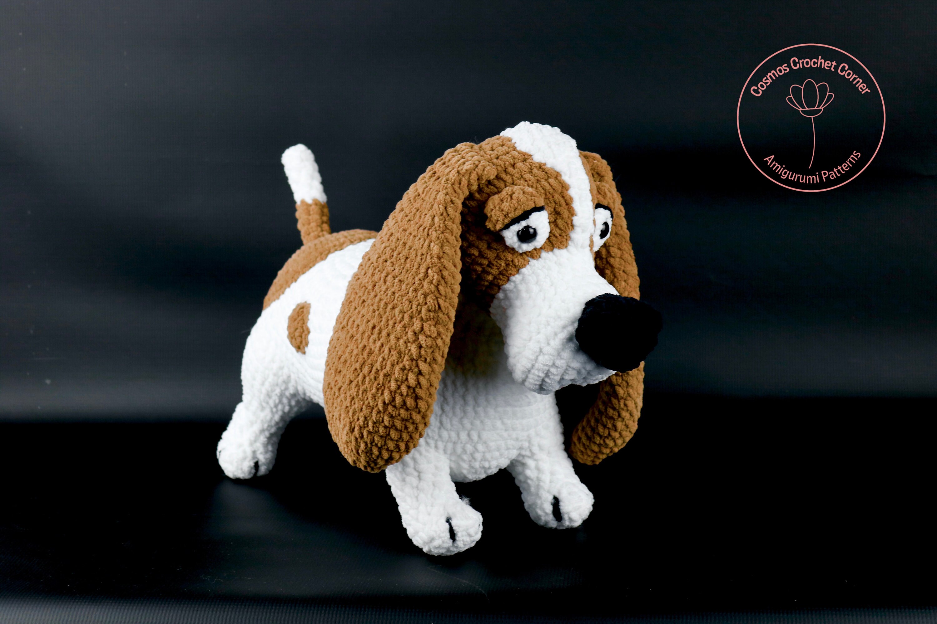 Basil the Basset Hound Crochet Pattern Etsy