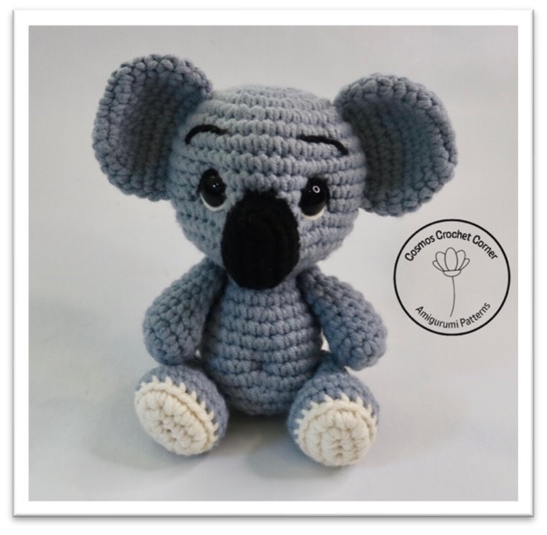 Kylie the Beginner Crochet Koala Crochet Pattern Etsy