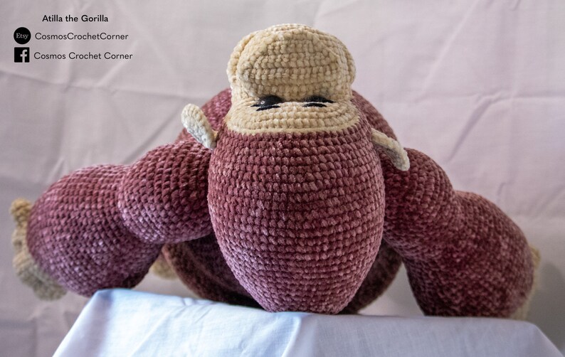 Atilla the Gorilla Crochet Pattern Etsy