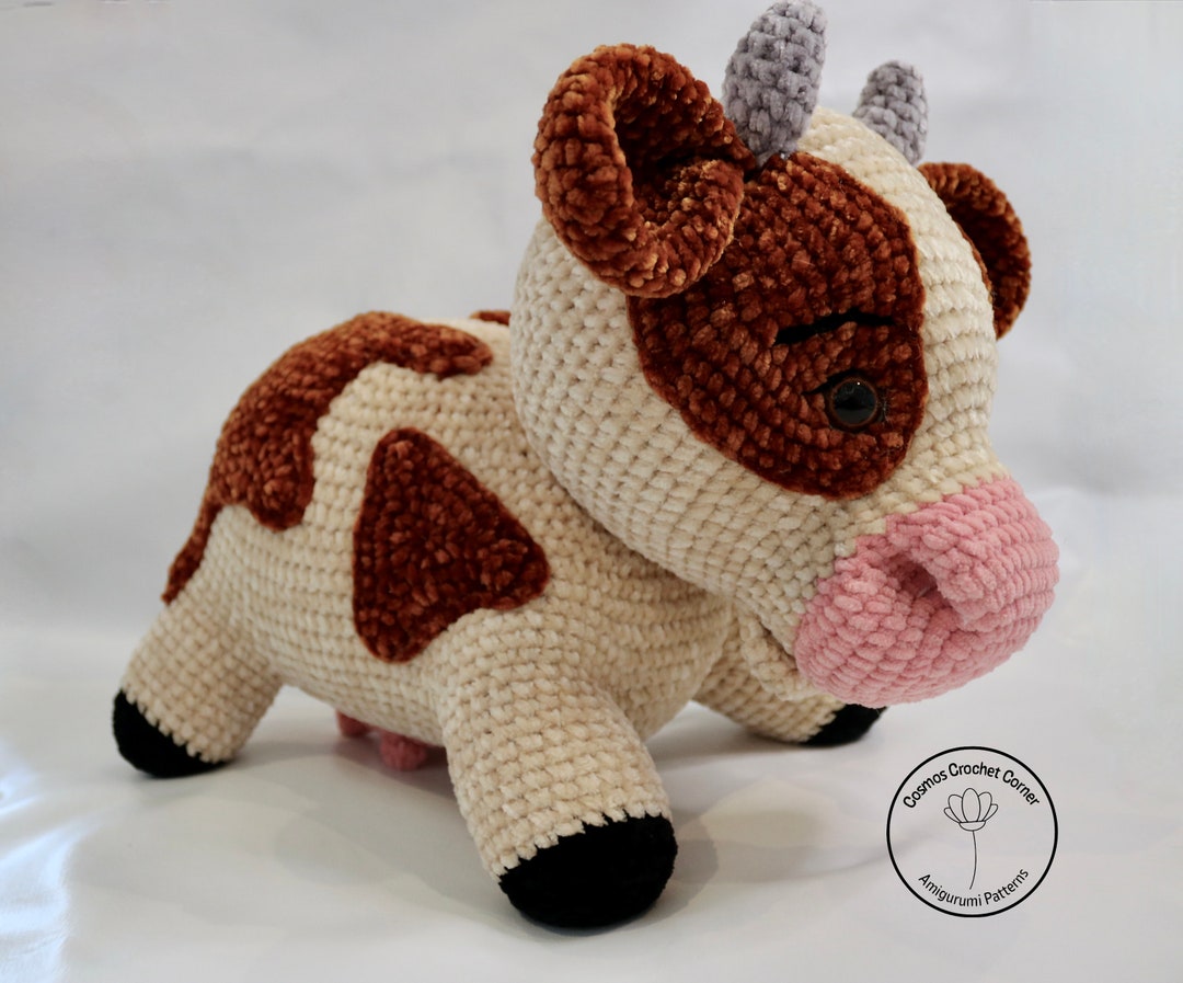 Chloe the Cow Crochet Pattern - Etsy