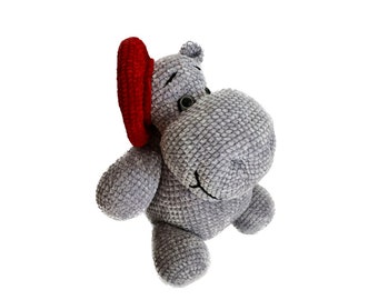 Hugo the Hippo Crochet Pattern