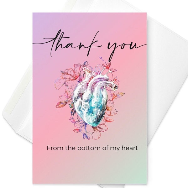 Thank You Card Nursing Teacher - Etsy