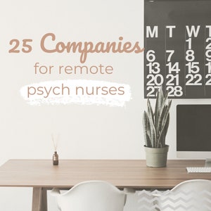 25 Companies for Remote Psych Nurses