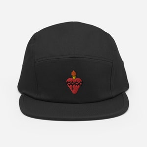 The Sacred Heart | Embroidered Five Panel Hat