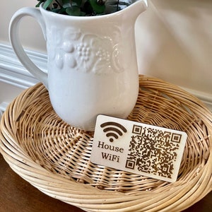 Home or Business Wi-Fi Password QR Code Scan | Airbnb Rental or Vacation Home Internet Connection
