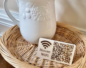 Home or Business Wi-Fi Password QR Code Scan | Airbnb Rental or Vacation Home Internet Connection