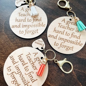 Teacher Appreciation Gift Keychain
