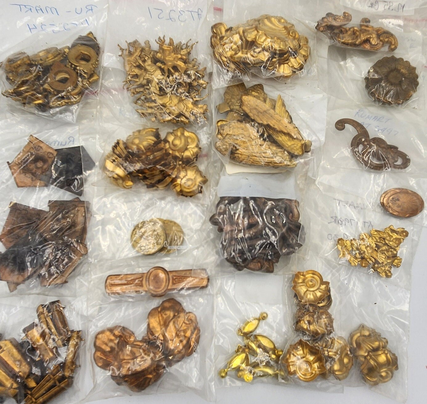 Vintage Rumart Metal Stampings & Findings