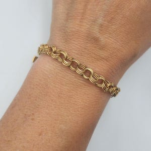 14k Yellow Gold Charm Bracelet, 7.25&quot;