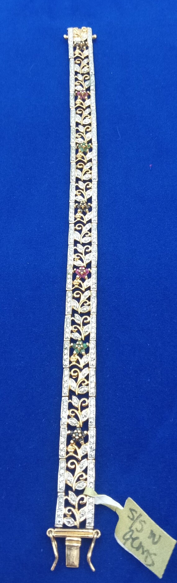 Gold colored Sterling Silver and Enamel Butterfly Pen… Gem