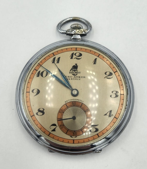 Aero-Anker 15 Rubies Pocket Watch, Running