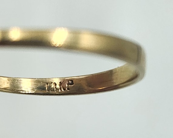 10k Yellow Gold Ruby & Diamond Ring, Size 6 - image 4