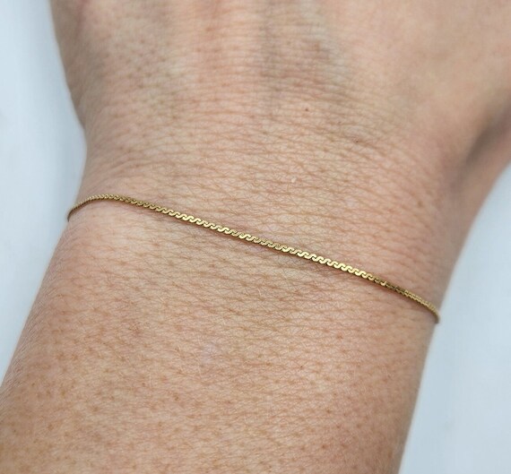 14k Yellow Gold Serpentine Bracelet, 7.25in