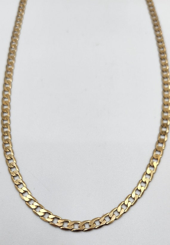 10k Yellow Gold Curb Chain, 20" - image 1
