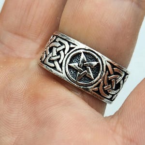 Sterling Silver Celtic Knot Ring, Size 6